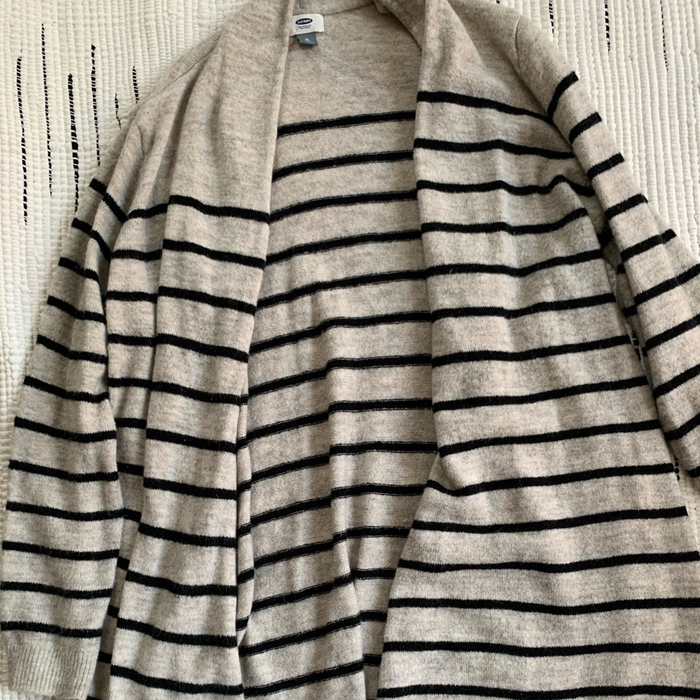 Long Striped Old Navy Cardigan